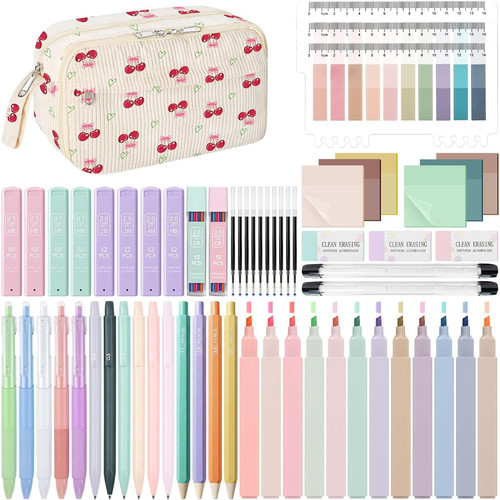 62pcs aesthetic school - 62pcs,
